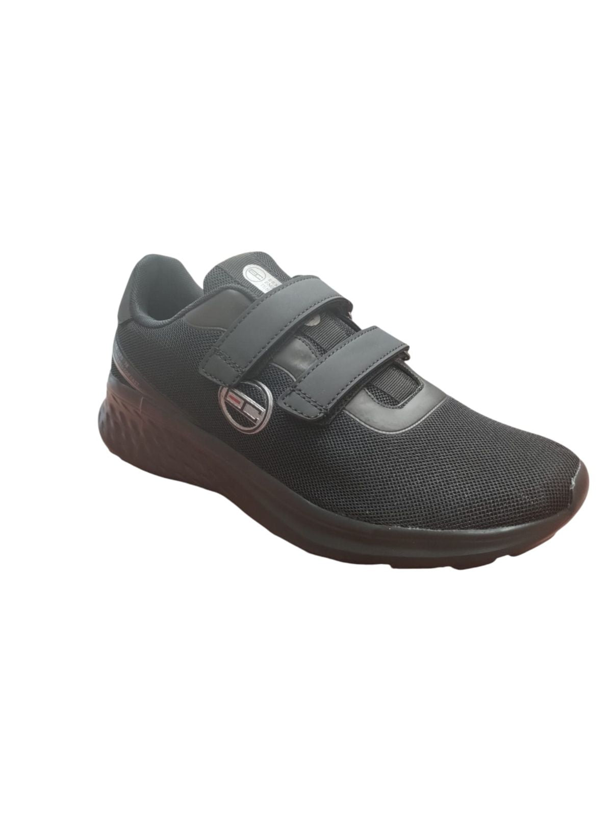 Scarpe Sportive Nere con Strappi Velcro