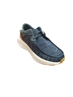 Scarpe Navigare Casual Uomo Blu in Tessuto Traspirante