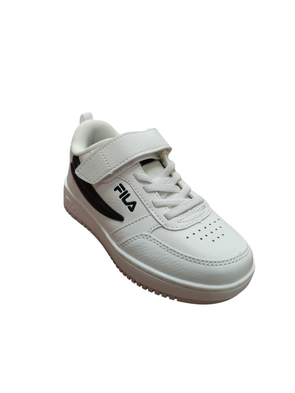 Fila Scarpe Bambino Bianche con Strappo e Lacci