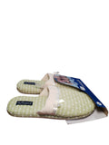 Pantofole Donna De Fonseca Pois Verde Chiaro Comfort