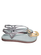 Sandali Donna De Fonseca Glitter Argento con Cinturino