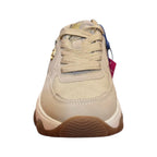 Sneakers Cotton Belt beige con dettagli animalier