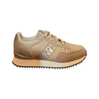Sneakers donna Napapijri beige con dettagli bronzo