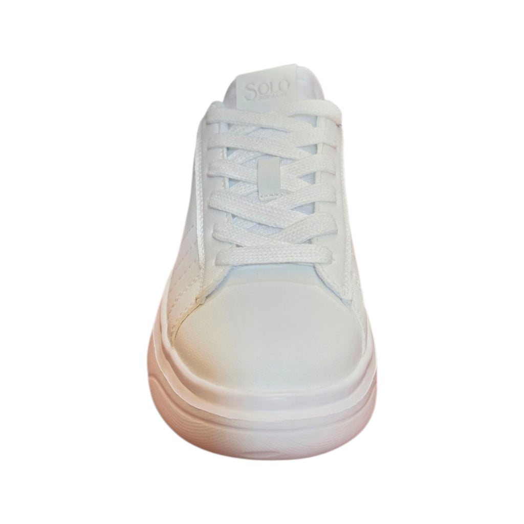 Sneakers Solo Soprani bianche con dettagli rosa