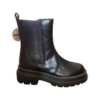 Stivaletto bambina Melania nero con elastico glitter