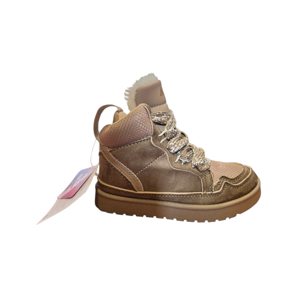 Stivaletto bambino Asso marrone con interno caldo