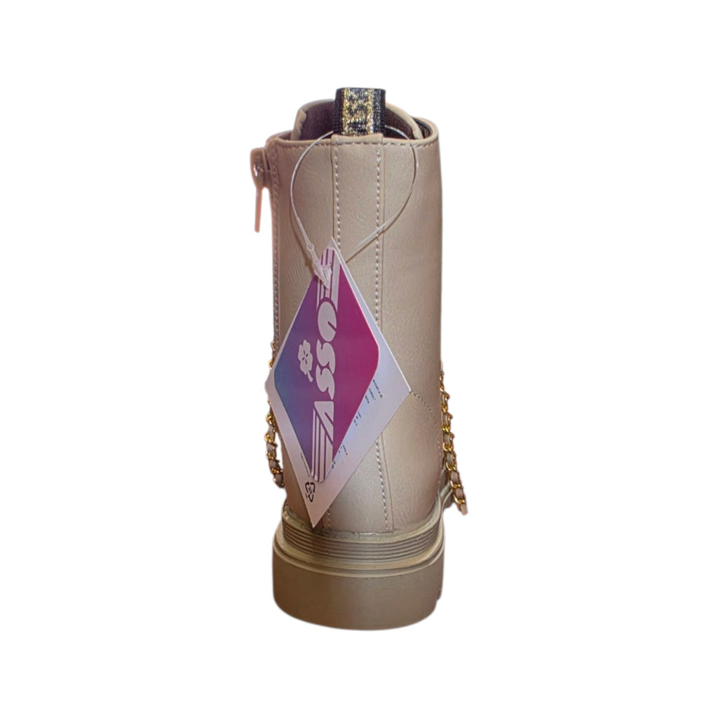 Anfibio bambina Asso beige con catena dorata
