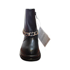 Stivaletto bambina Asso nero con catena