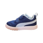 Sneakers bambino Puma blu con doppio strappo
