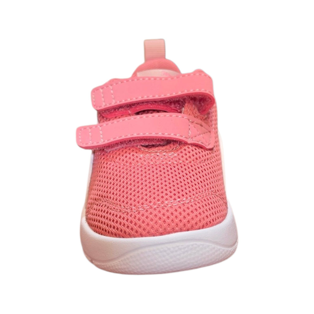 Sneakers bambina Puma rosa con doppio strappo