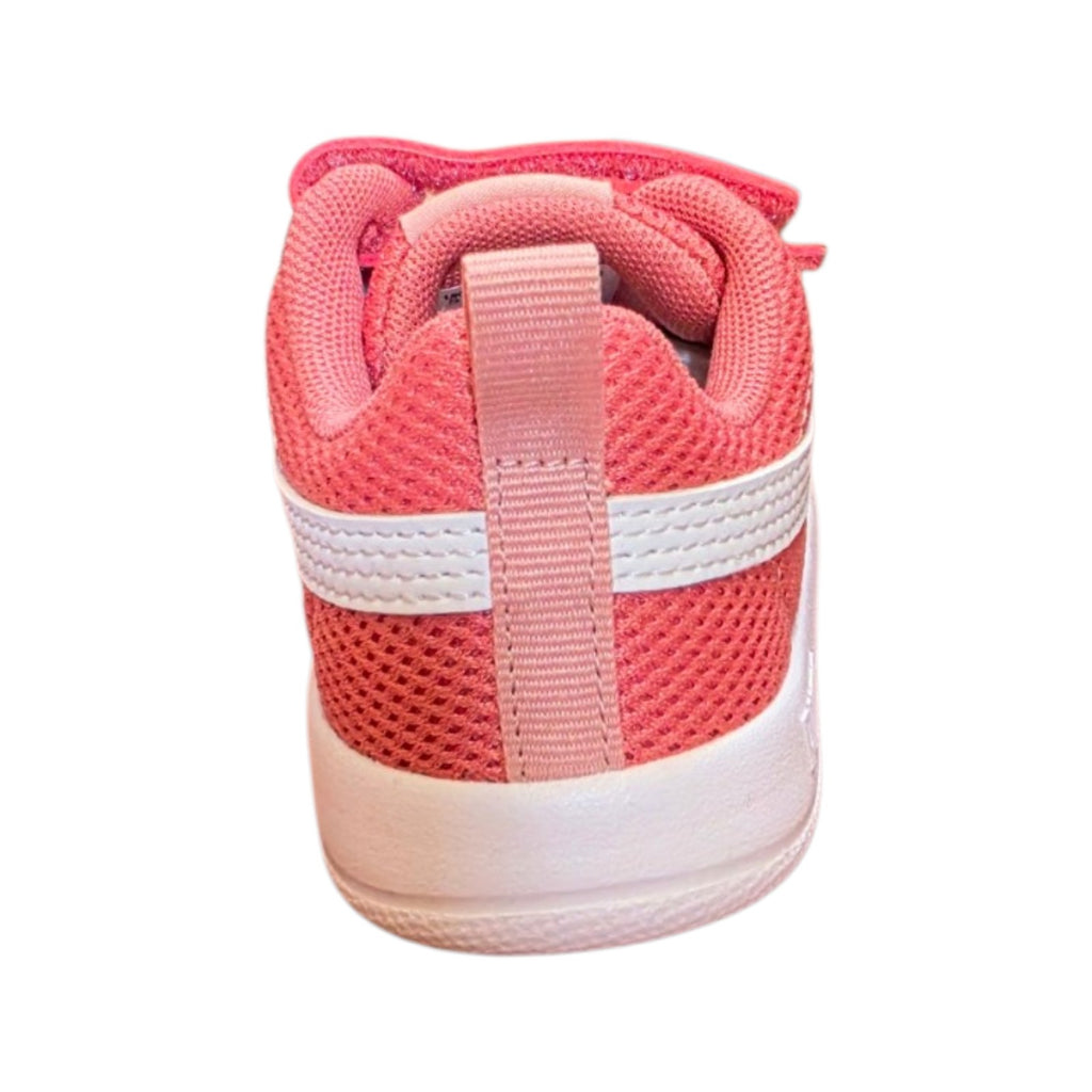 Sneakers bambina Puma rosa con doppio strappo