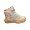 Sneakers alta bambina Geox con fantasia animaletto