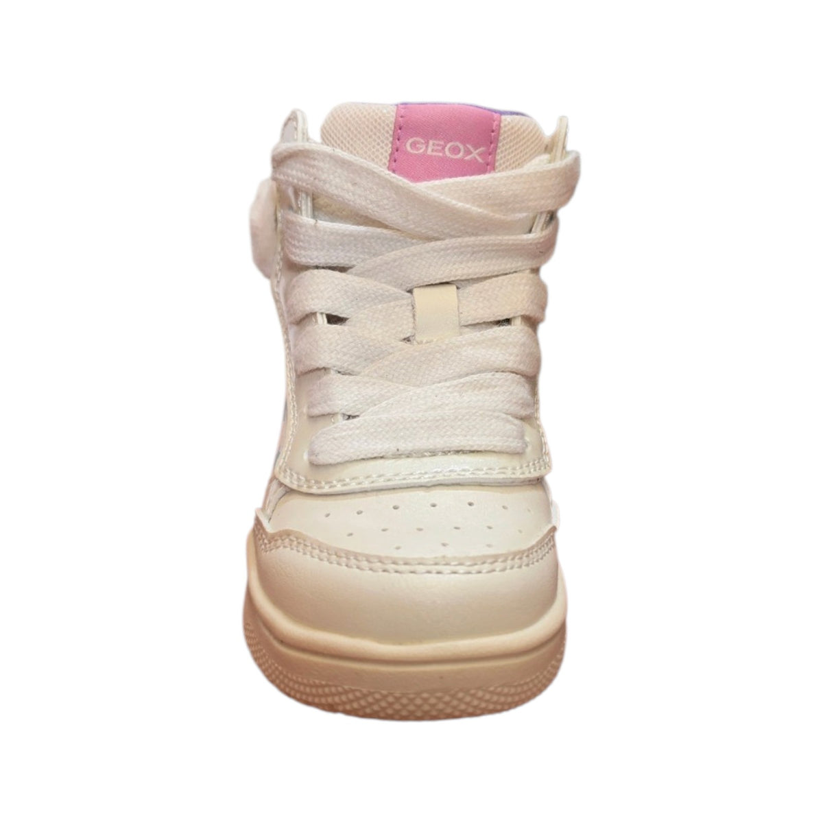 Sneakers alta bambina Geox con fantasia animaletto