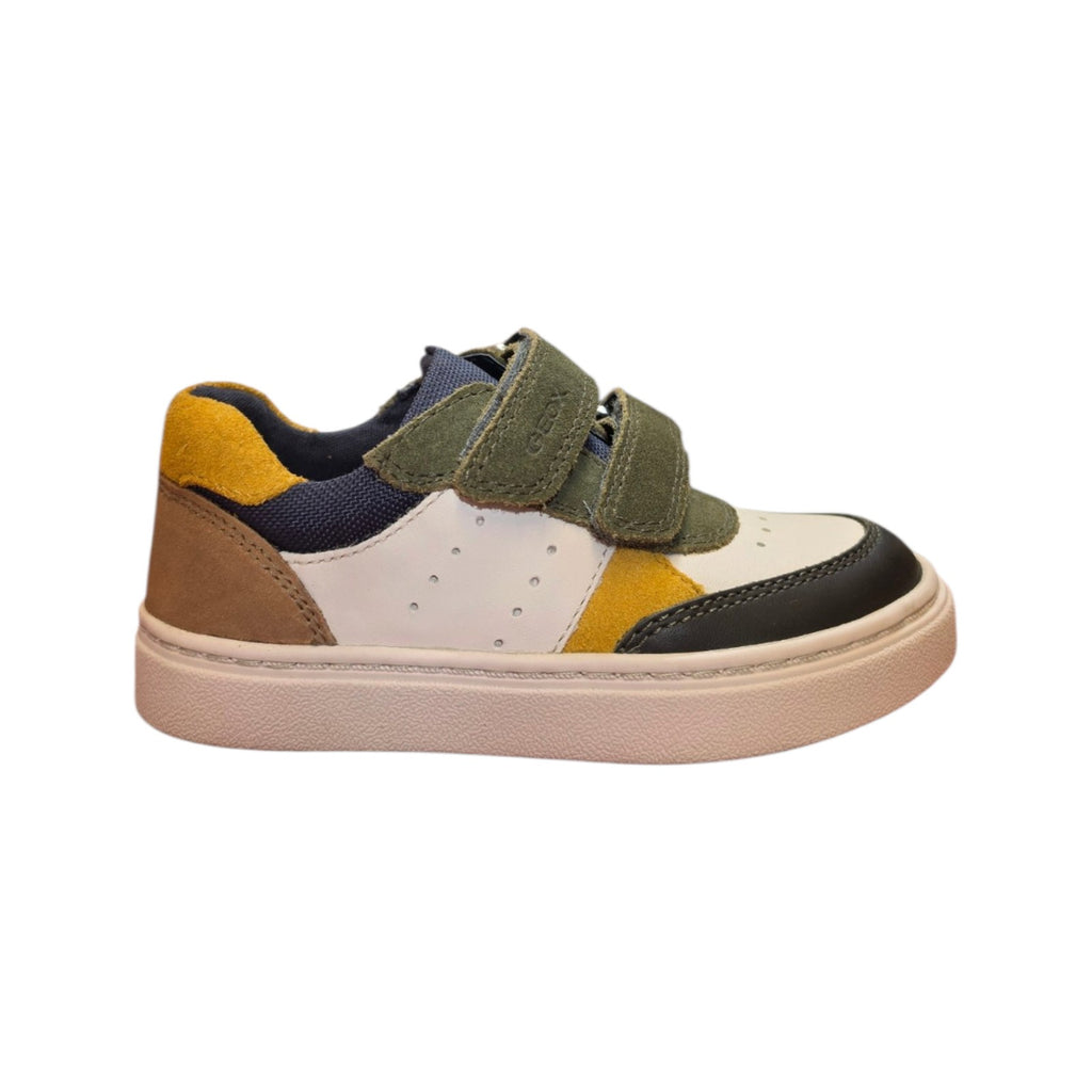 Sneakers bambino Geox multicolore con doppio strappo