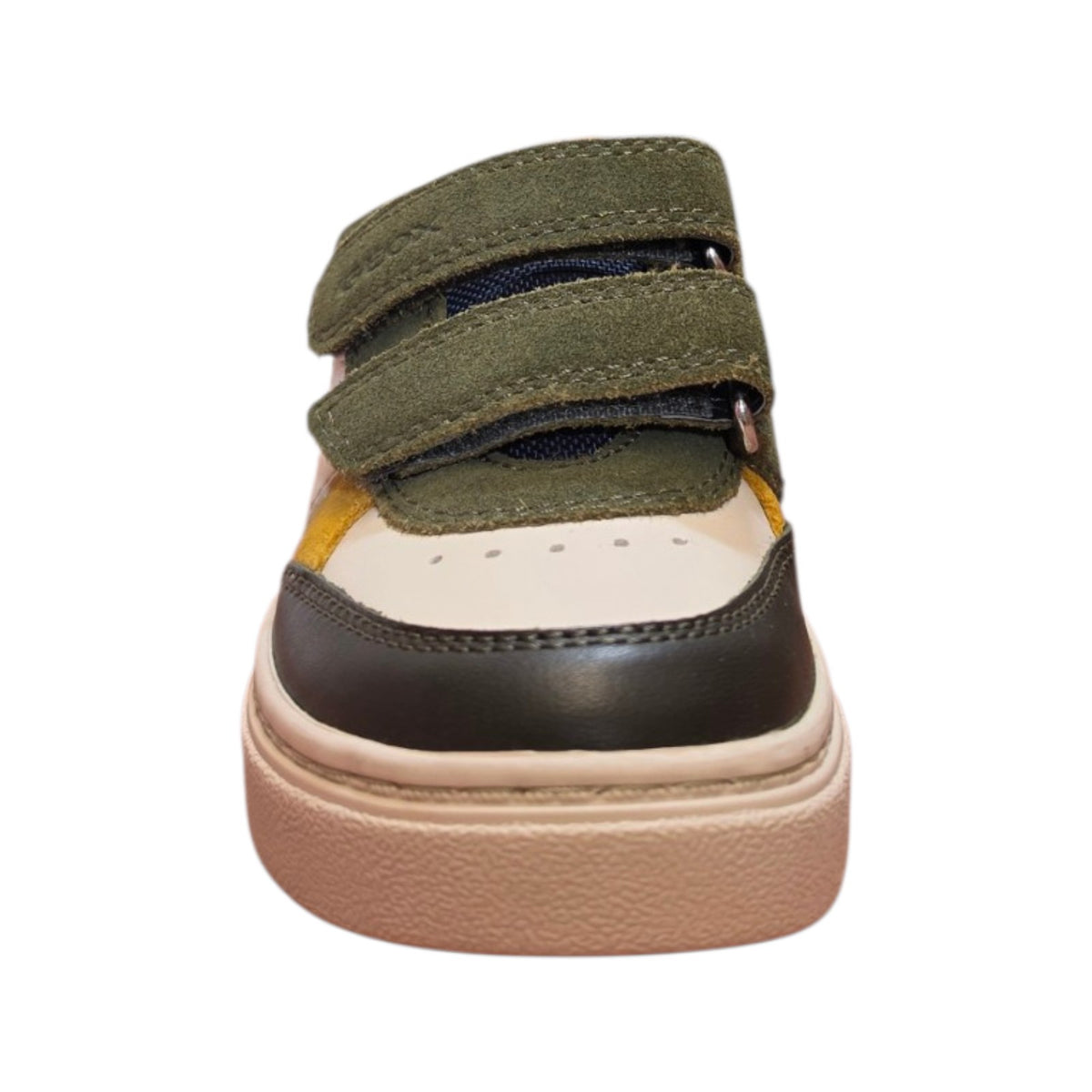 Sneakers bambino Geox multicolore con doppio strappo