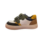 Sneakers bambino Geox multicolore con doppio strappo