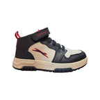 Sneaker alta bambino blu bianco e rosso
