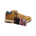 Sneaker bambino senape con strappo