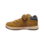Sneaker bambino senape con strappo