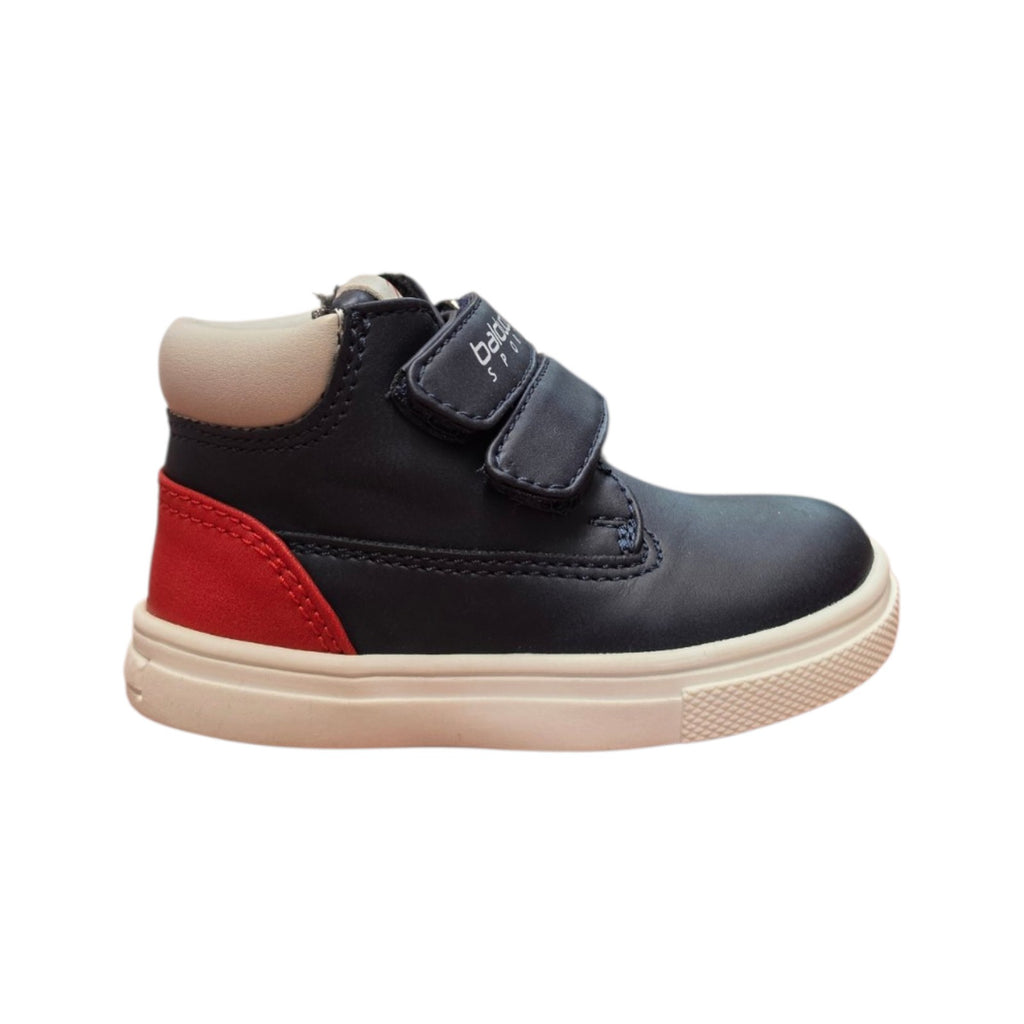 Stivaletto bambino blu con doppio strappo