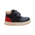 Stivaletto bambino blu con doppio strappo