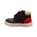 Stivaletto bambino blu con doppio strappo
