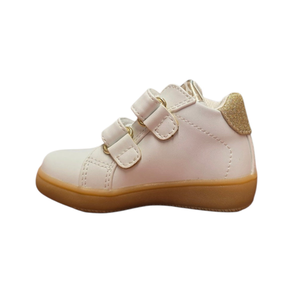 Balducci – Sneaker primi passi bianca con stella oro