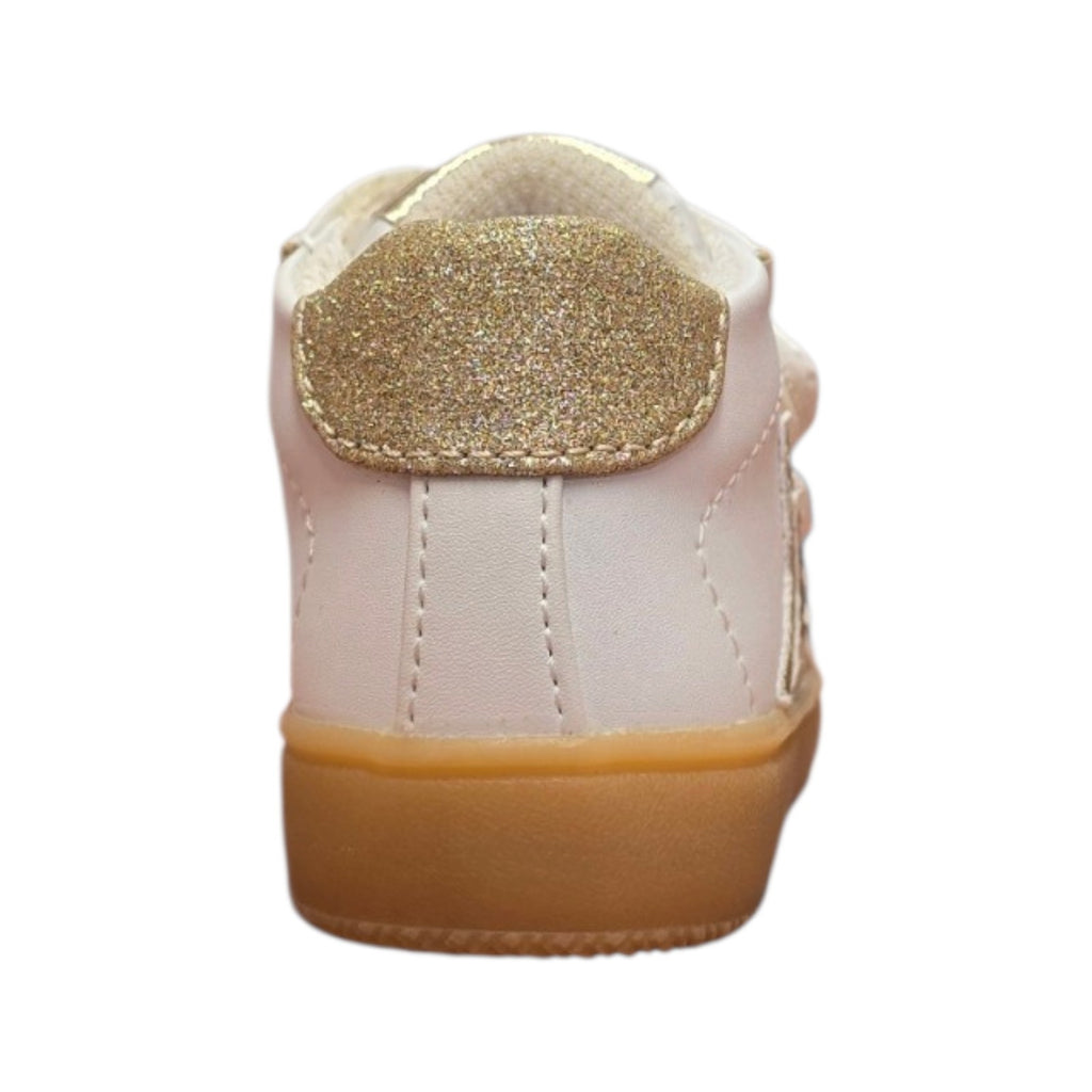Balducci – Sneaker primi passi bianca con stella oro