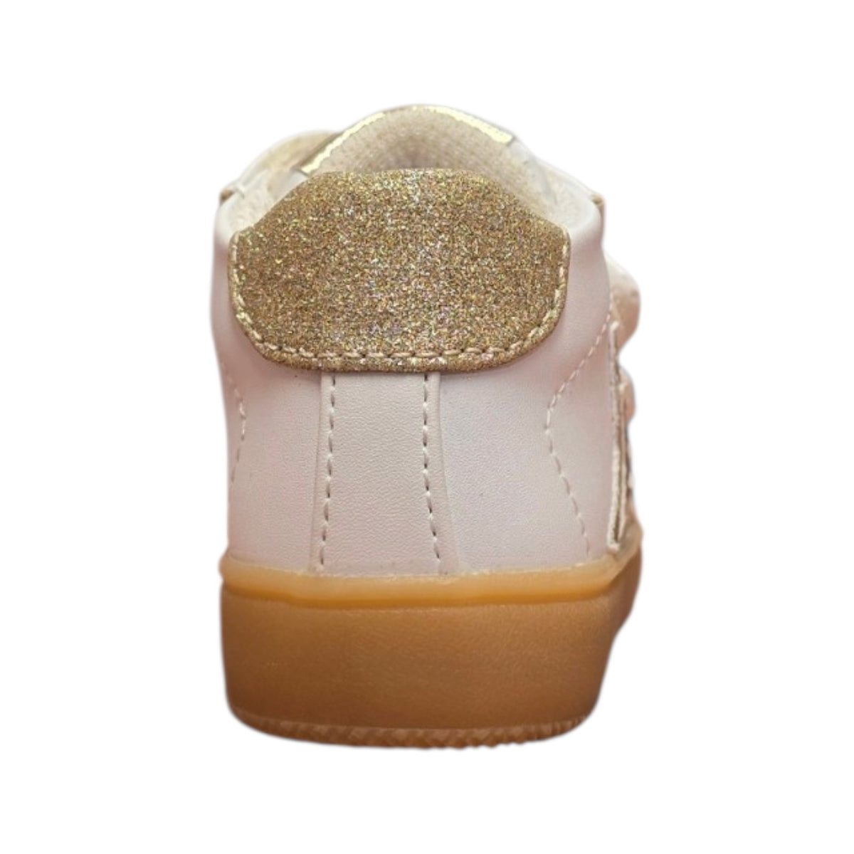 Balducci – Sneaker primi passi bianca con stella oro