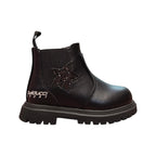 Balducci – Stivaletto bambina nero con stella glitter