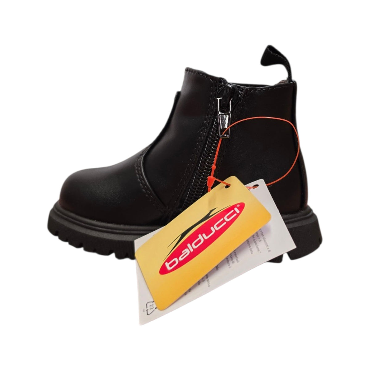 Balducci – Stivaletto bambina nero con stella glitter