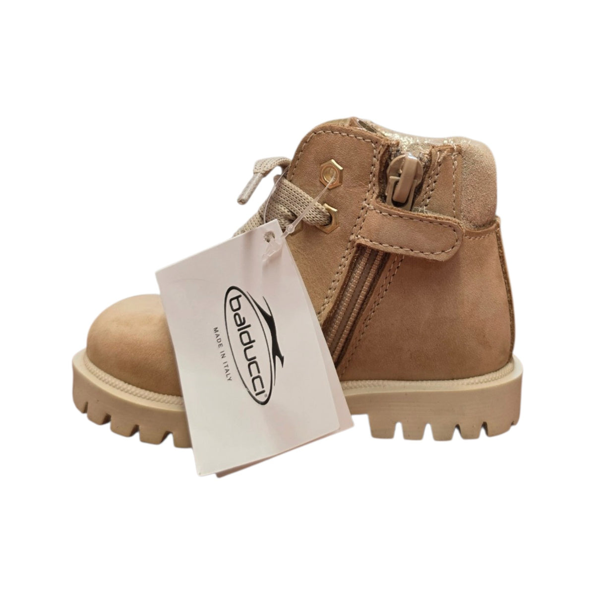 Balducci – Scarponcino bambina cammello con strass