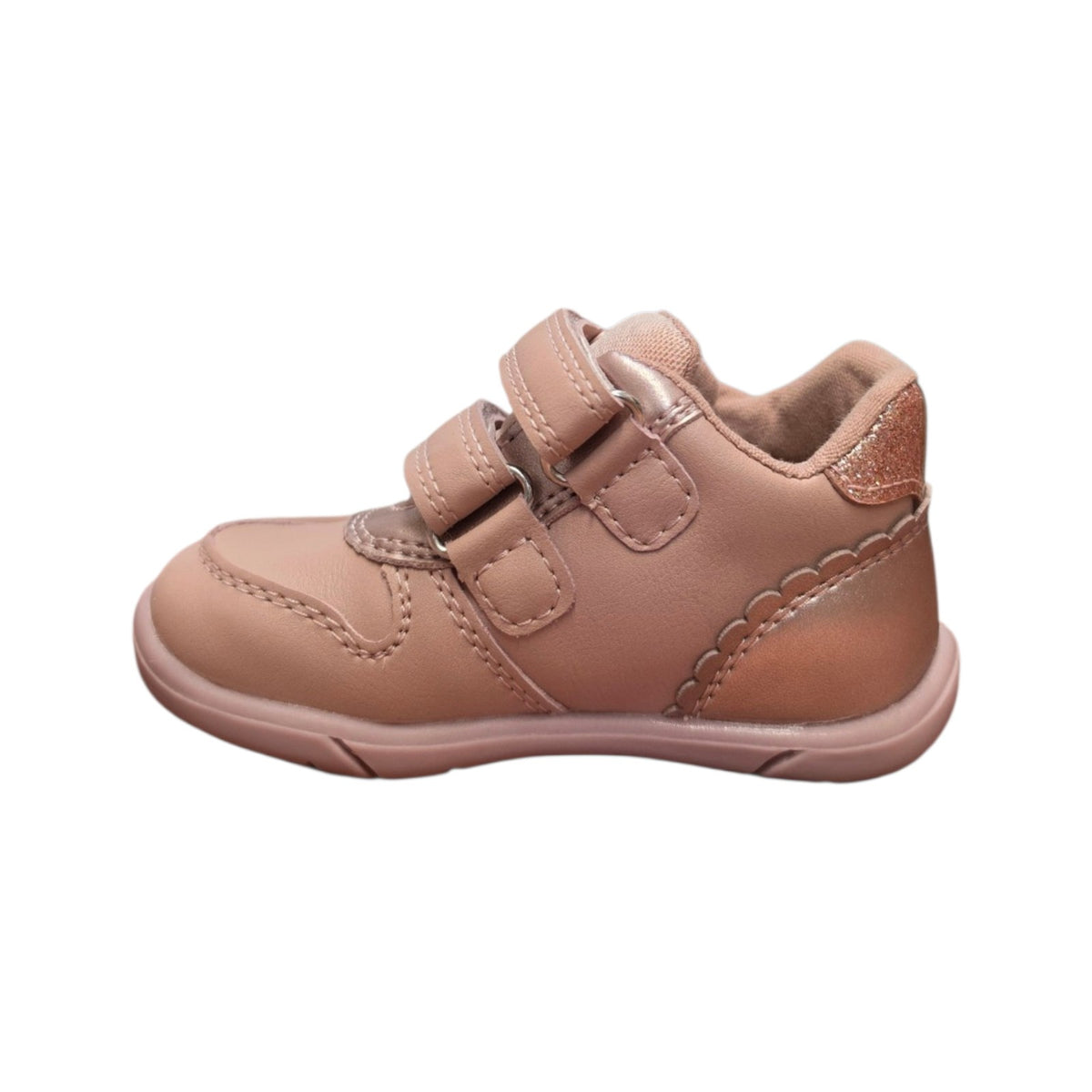 Geox – Sneaker primi passi rosa con fiore