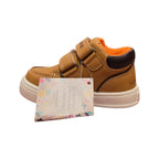 Lumberjack – Sneaker bambino cuoio con doppio strappo
