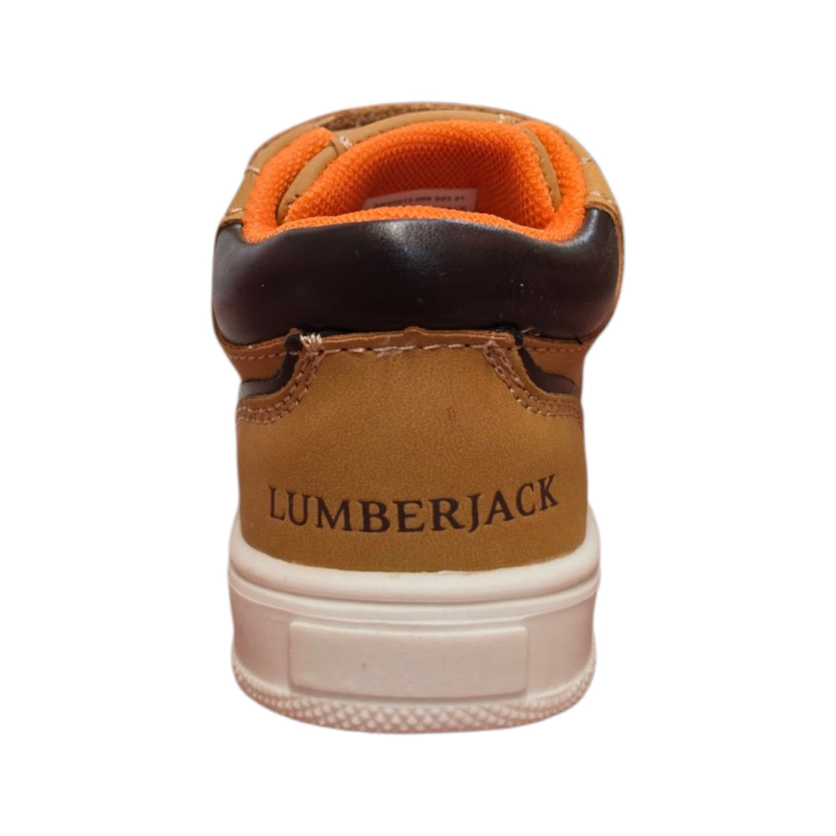 Lumberjack – Sneaker bambino cuoio con doppio strappo