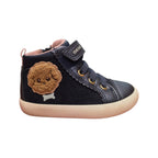 Geox – Sneaker bambino blu con applicazione cagnolino