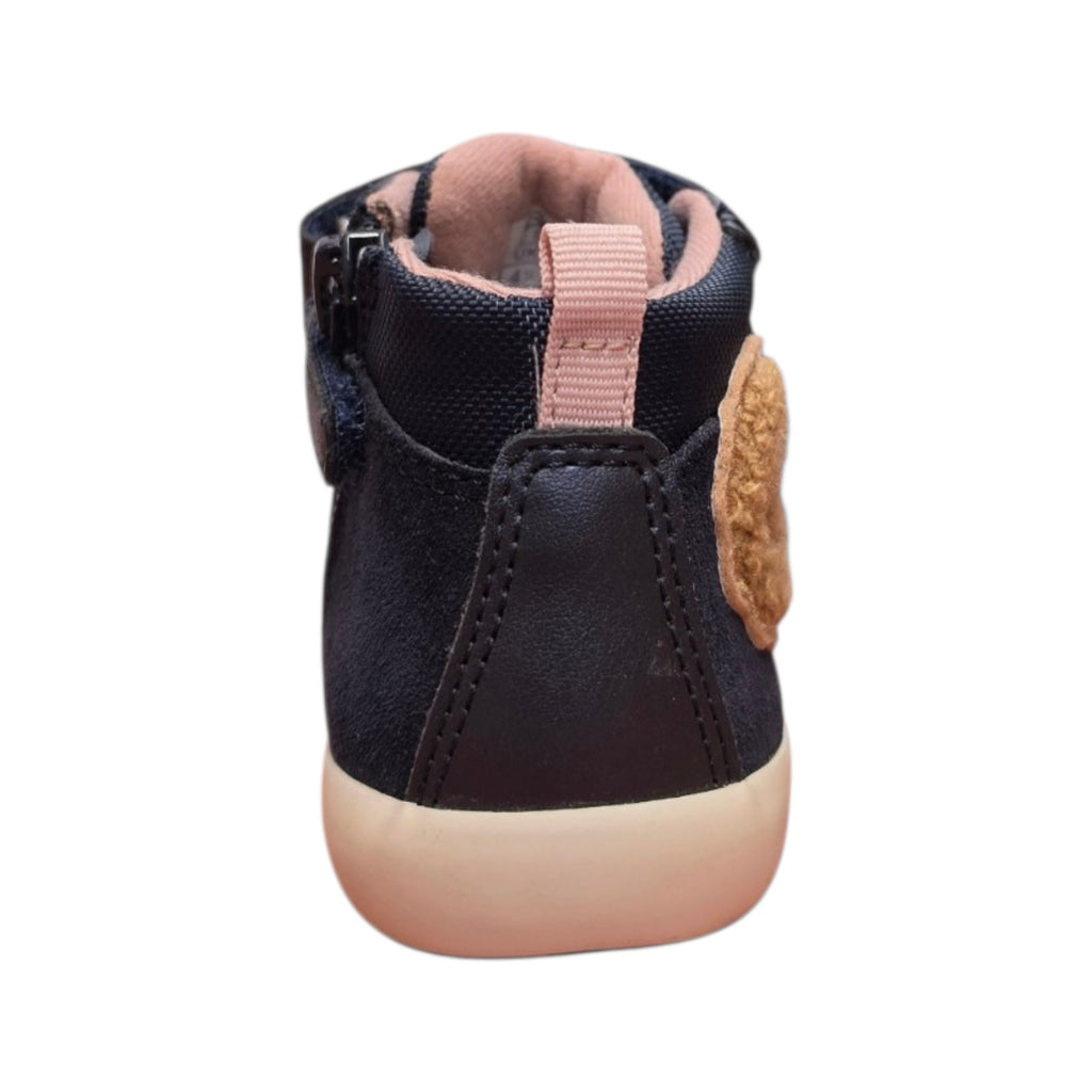 Geox – Sneaker bambino blu con applicazione cagnolino