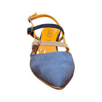Décolleté ARRES blu tacco 5