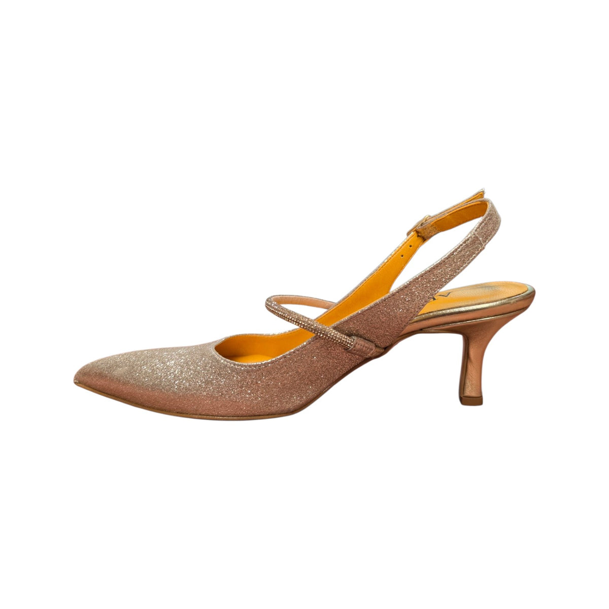 Décolleté ARRES champagne glitter tacco 5