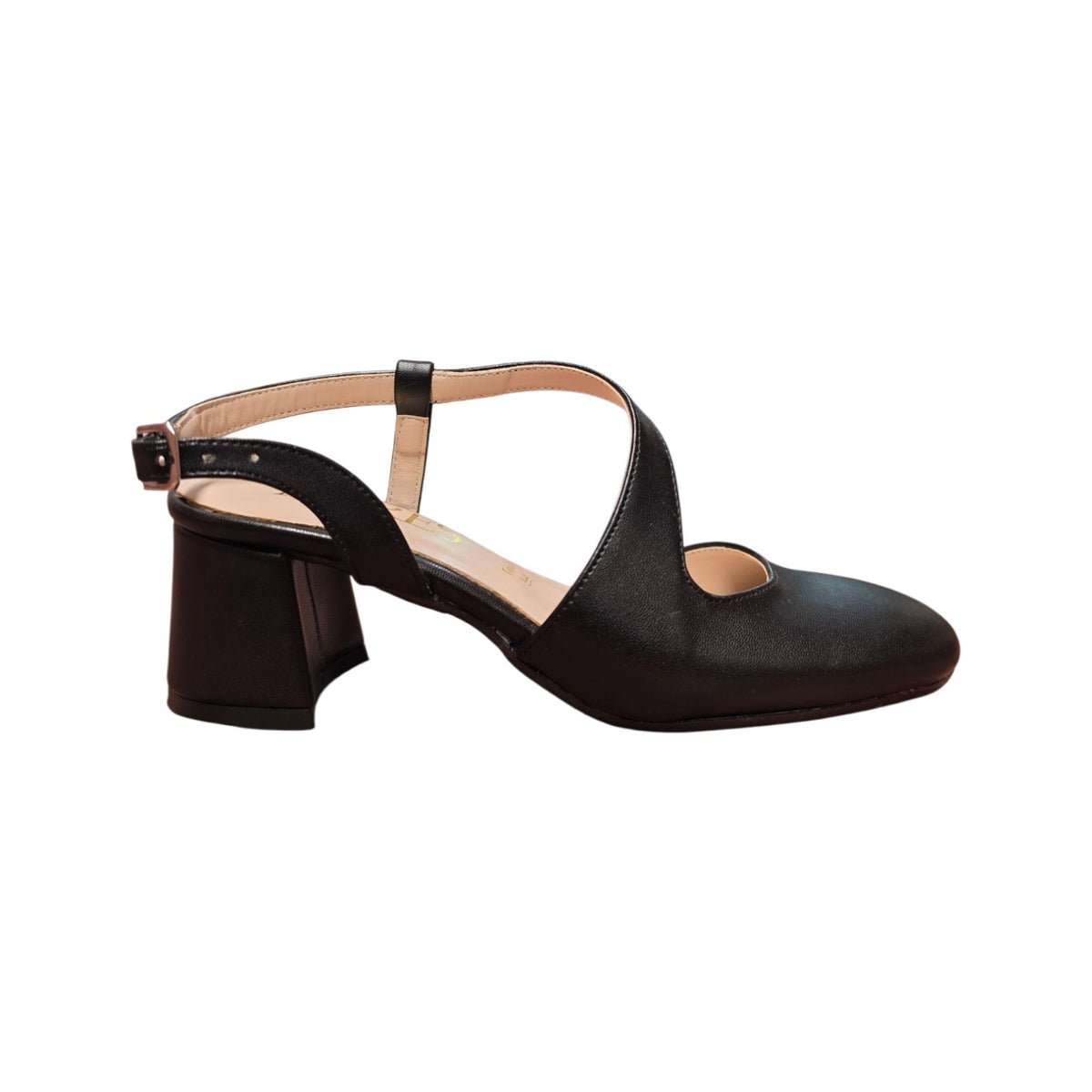 Décolleté ARRES nero glitter tacco 5