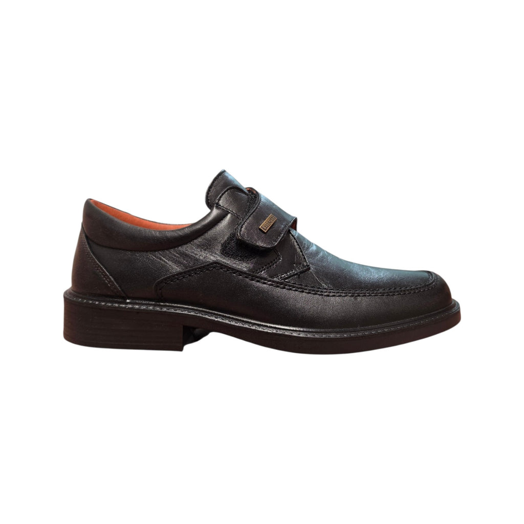 Luisetti – Scarpa uomo nera con chiusura a strappo
