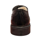 Scarpa brogue elegante con traforature nera