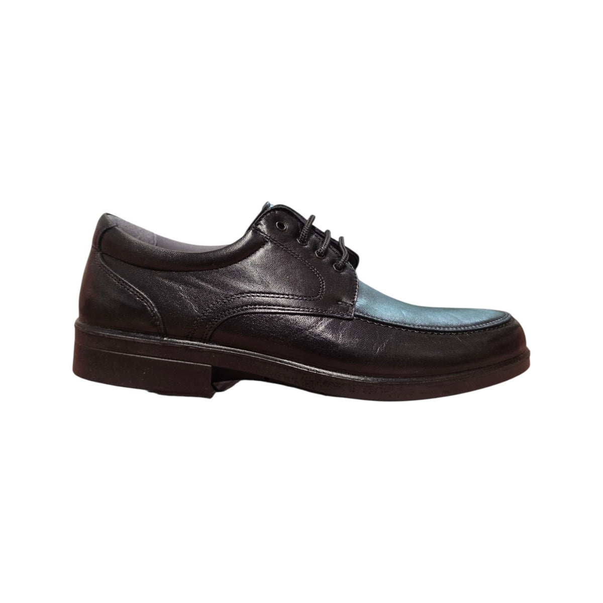 Luisetti - Scarpa stringata casual con cuciture nere