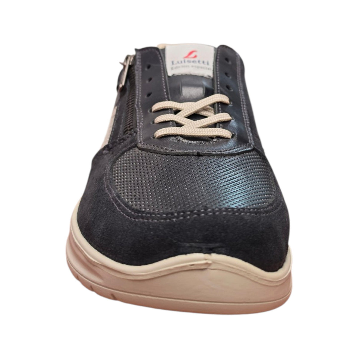 Luisetti - Sneaker casual con zip laterale blu