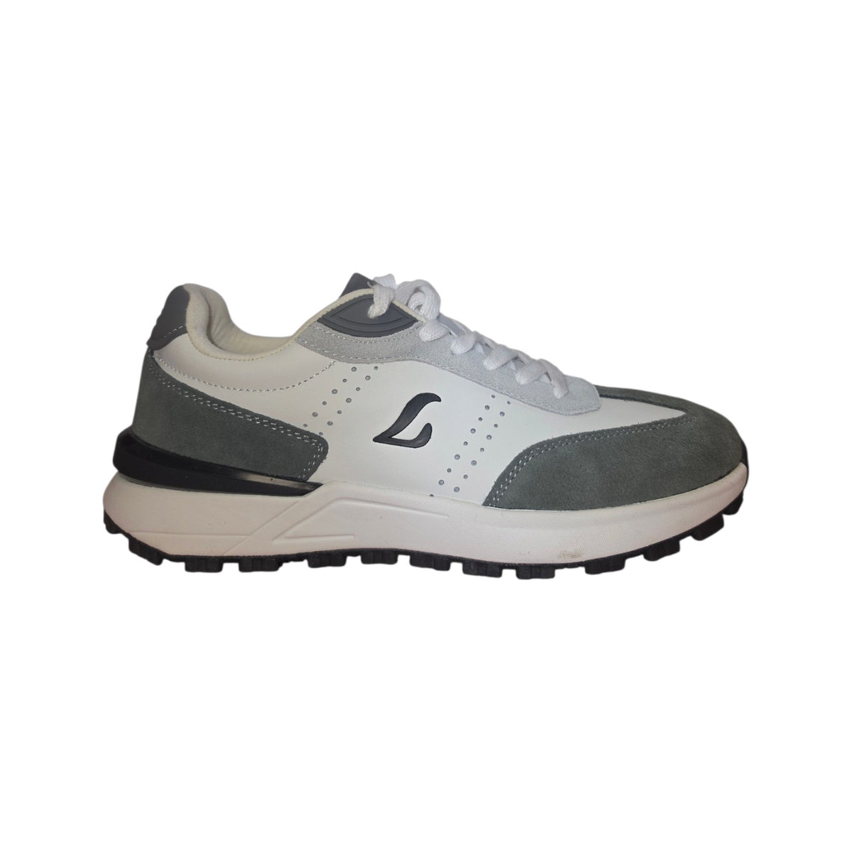 Luisetti - Sneaker casual grigia con dettagli chiari