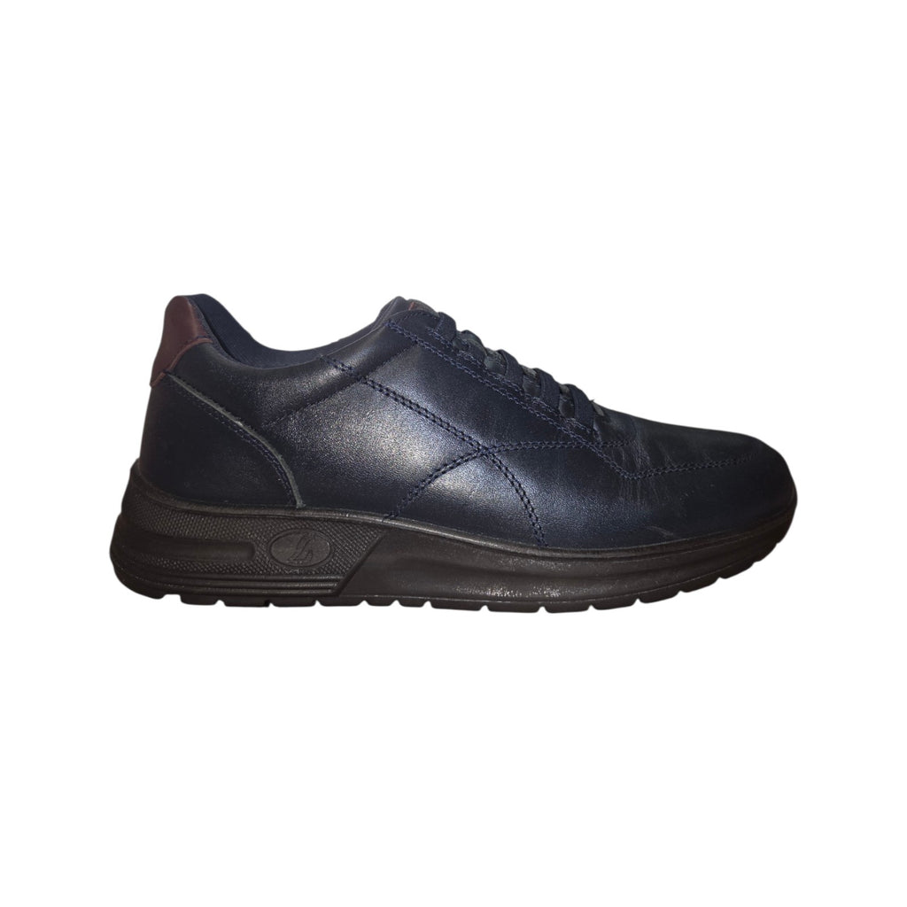 Luisetti - Sneaker casual blu con suola scura