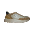 Luisetti - Sneaker casual beige con inserti traforati