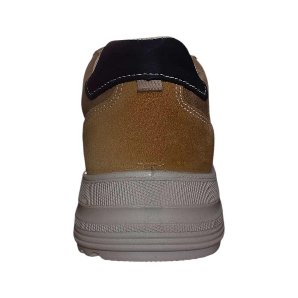 Luisetti - Sneaker casual beige con inserti traforati