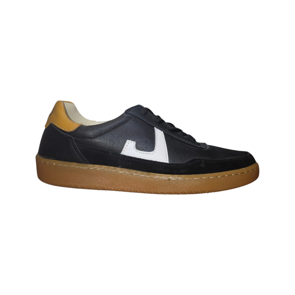 Luisetti - Sneaker casual blu con suola caramello