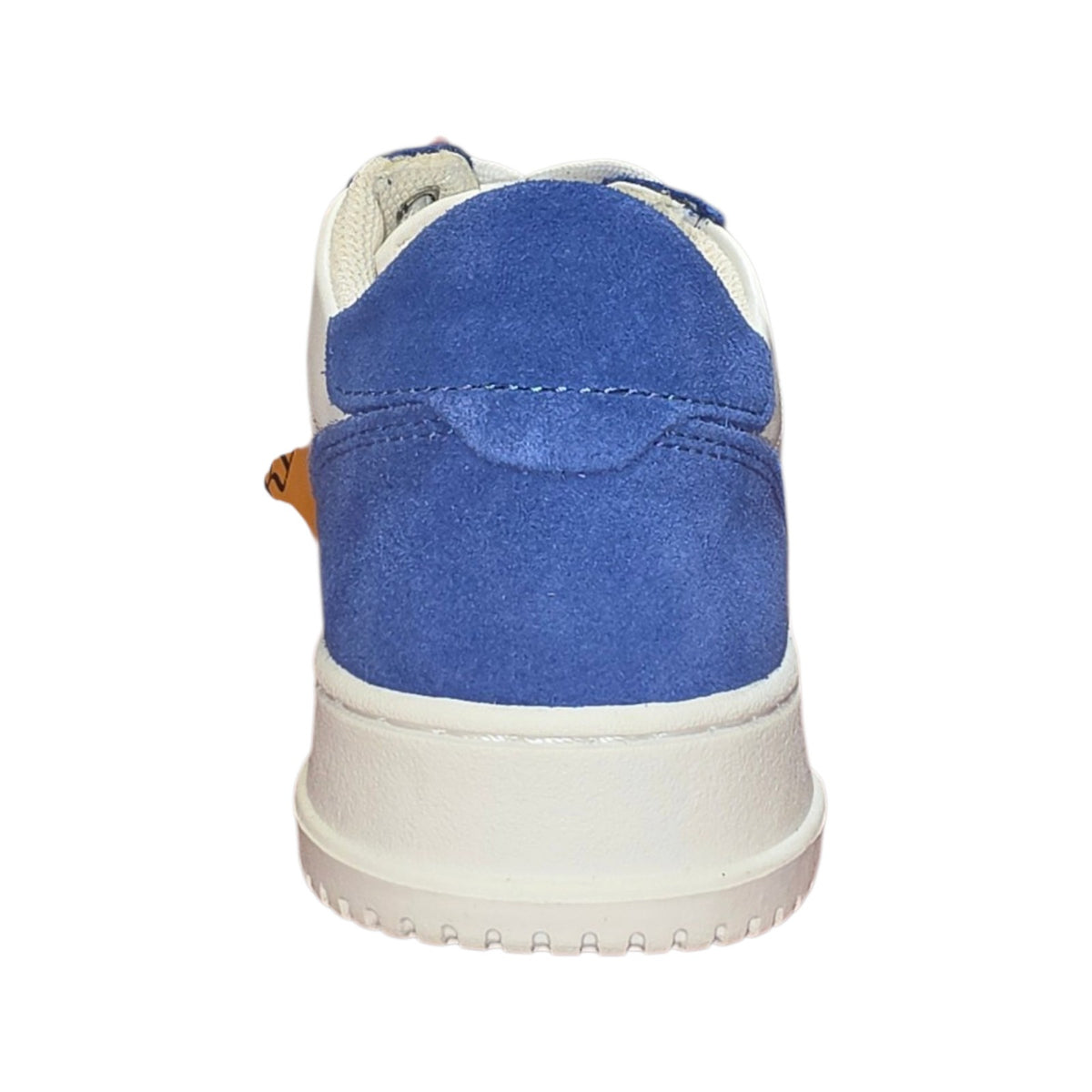 Ferrè sneaker bianca e blu con inserti a contrasto